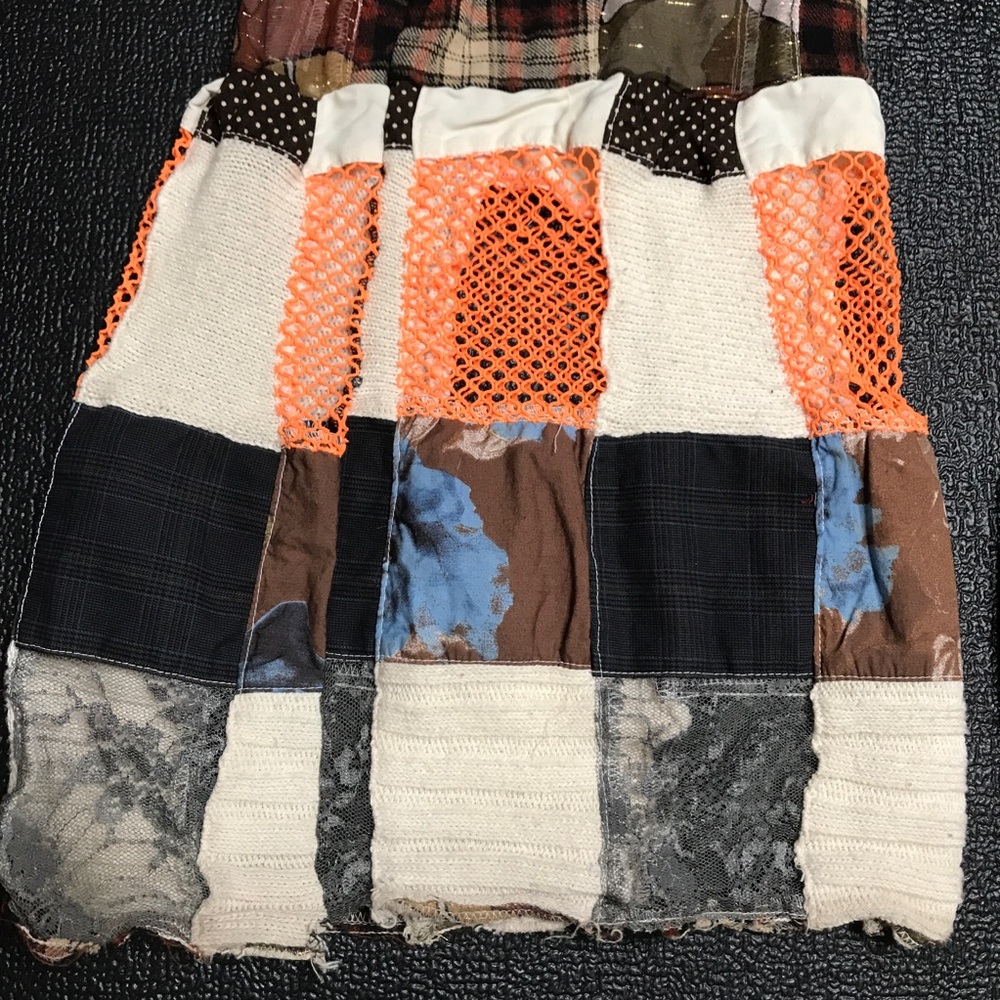 Trixy Xchange Patchwork Fishnet OTK Leg Warmers - Picture 7 of 8